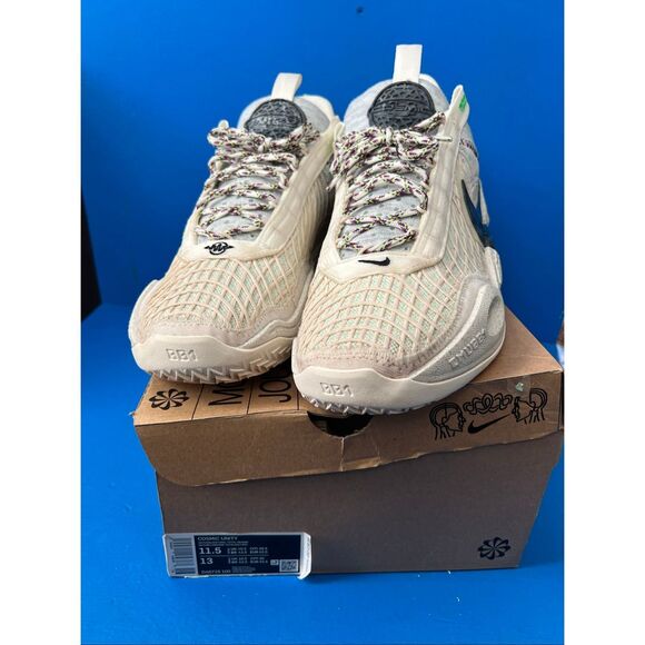 Nike Cosmic Unity DA6725-100 Men's Natural Gray Basketball Sneaker Shoe Multi Sz - Picture 1 of 9